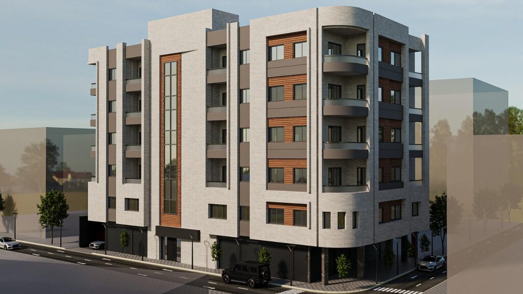 مبانٍ طابقية حديثة متفرقة ٢